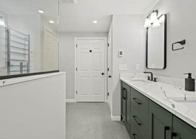 Completed Bathroom Remodel in Merrimac, MA by Norman Builders