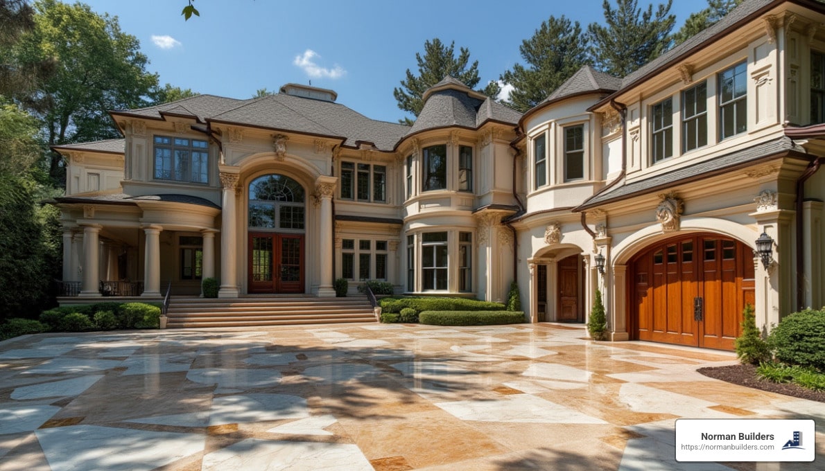 cost to build a luxury house