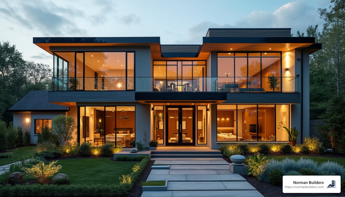 custom-built luxury homes