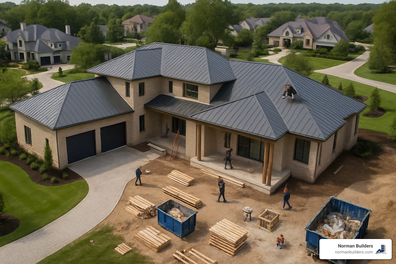 luxury house construction