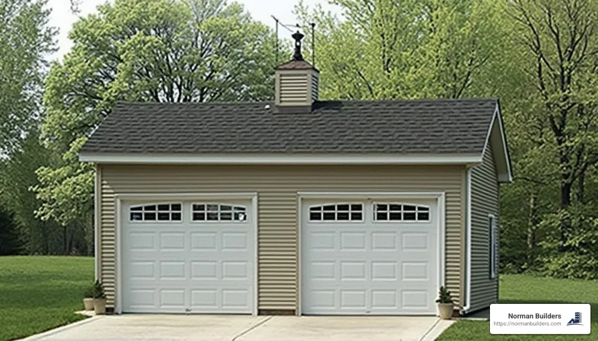 cost of building a two car detached garage