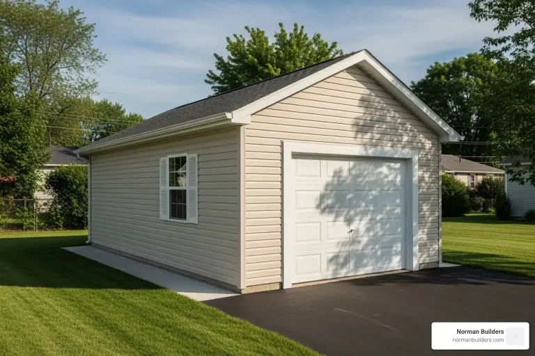 cost to build a single car detached garage