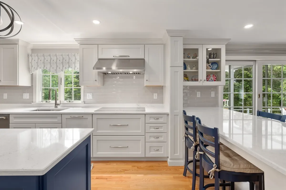 Traditional Transitional Kitchen Remodel in Andover, MA by Norman Builders — Project 1 project photo